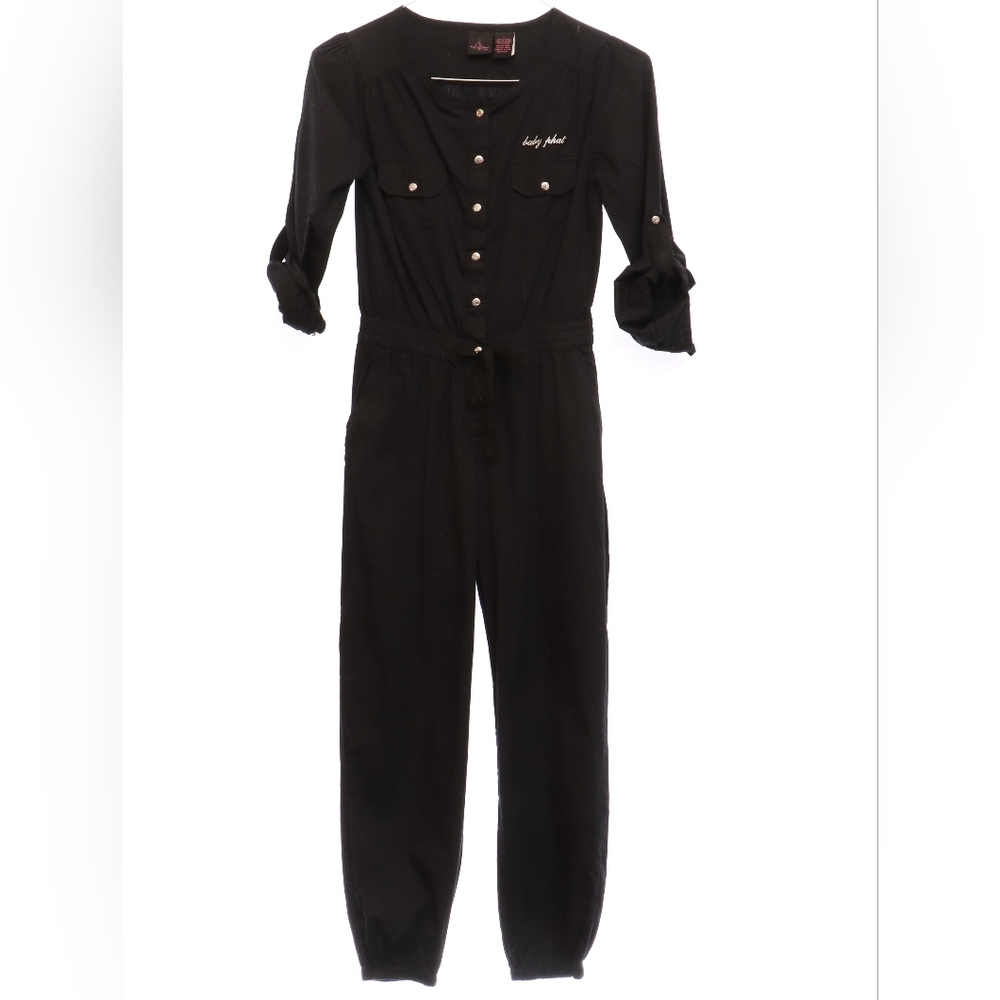 Vintage 90's Y2K Baby Phat Jumpsuit in Black Size Medium
